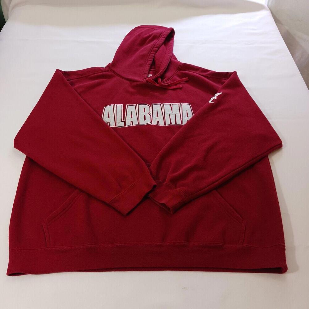 Alabama Crimson Tide Drawstring Hoodie Men's Red P2 Pro Player Sweatshirt Sz XL